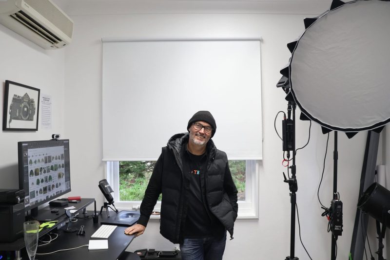 Mark Bond in his studio at WOTSO Manly North Head